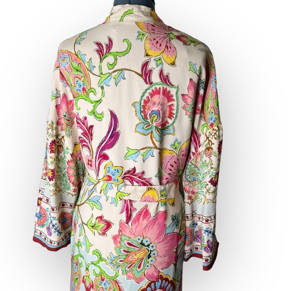 ZARA Printed Kimono with Belt - Picture 7 of 13